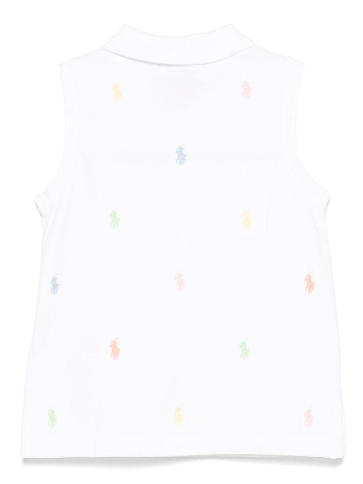 Polo bianco per bambina 312965143 001 Ralph Lauren Kids 