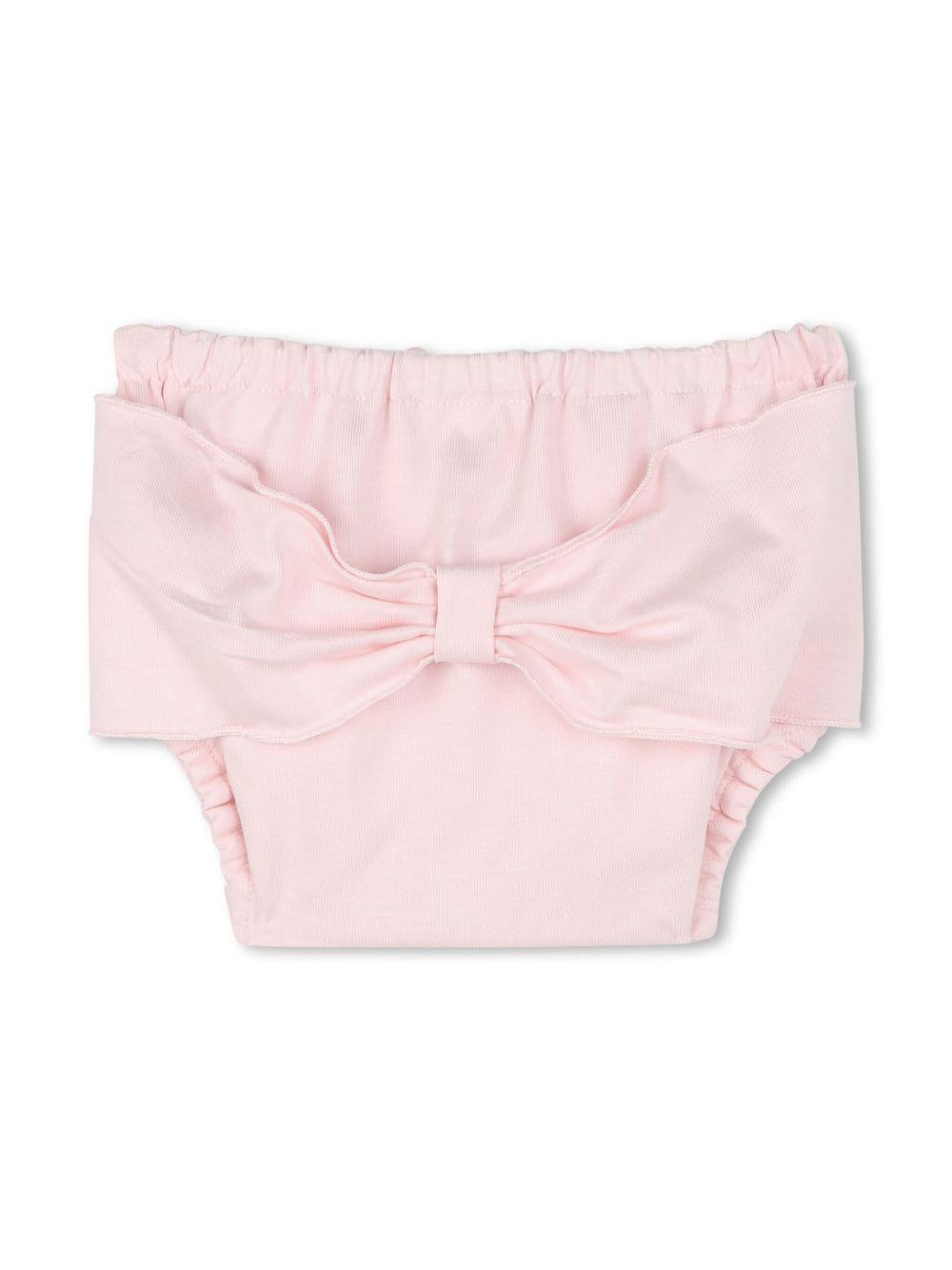 Abito rosa chiaro per neonata