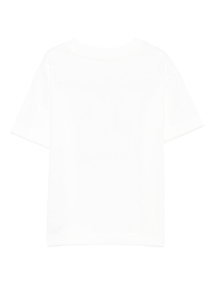 T-shirt bianca per bambino PGAA002F25JER00A 0330 Palm Angels Kids 