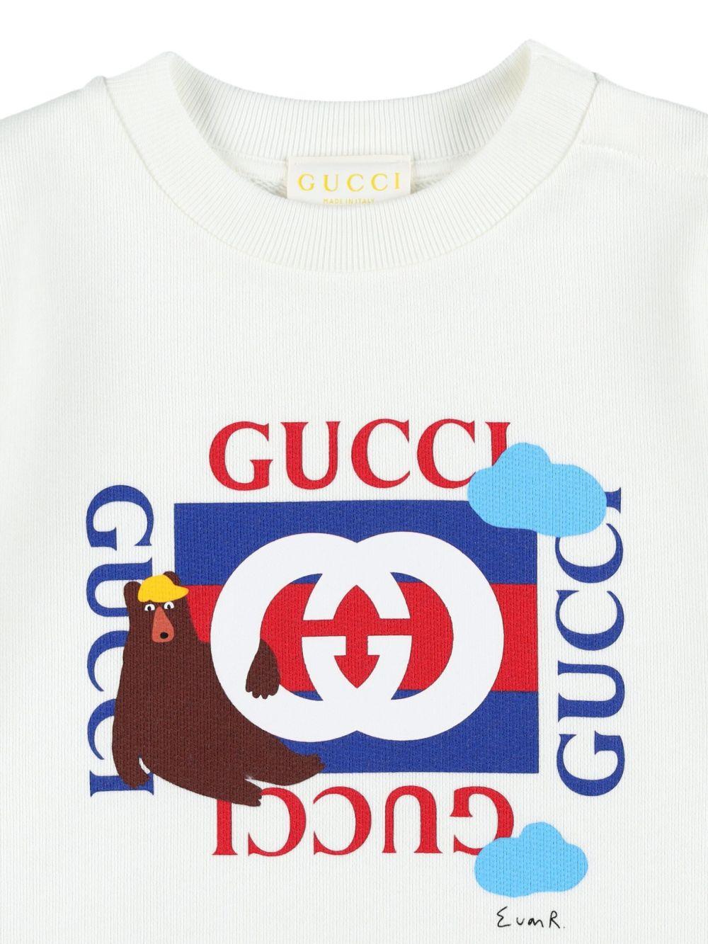 Felpa bianca per neonato