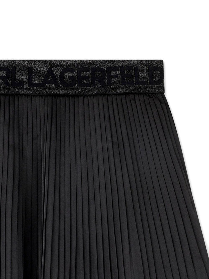Gonna nera per bambina Z31112 09B Karl Lagerfeld Kids 