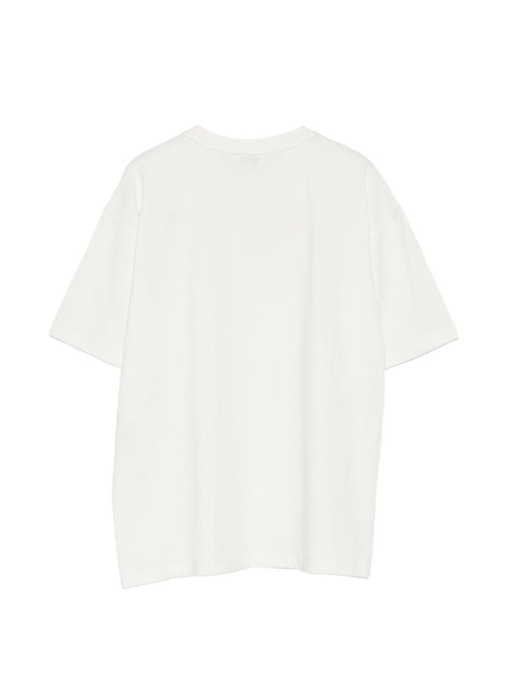 T-shirt bianca per bambina KFTS0430JE017 1071 Pinko Kids 