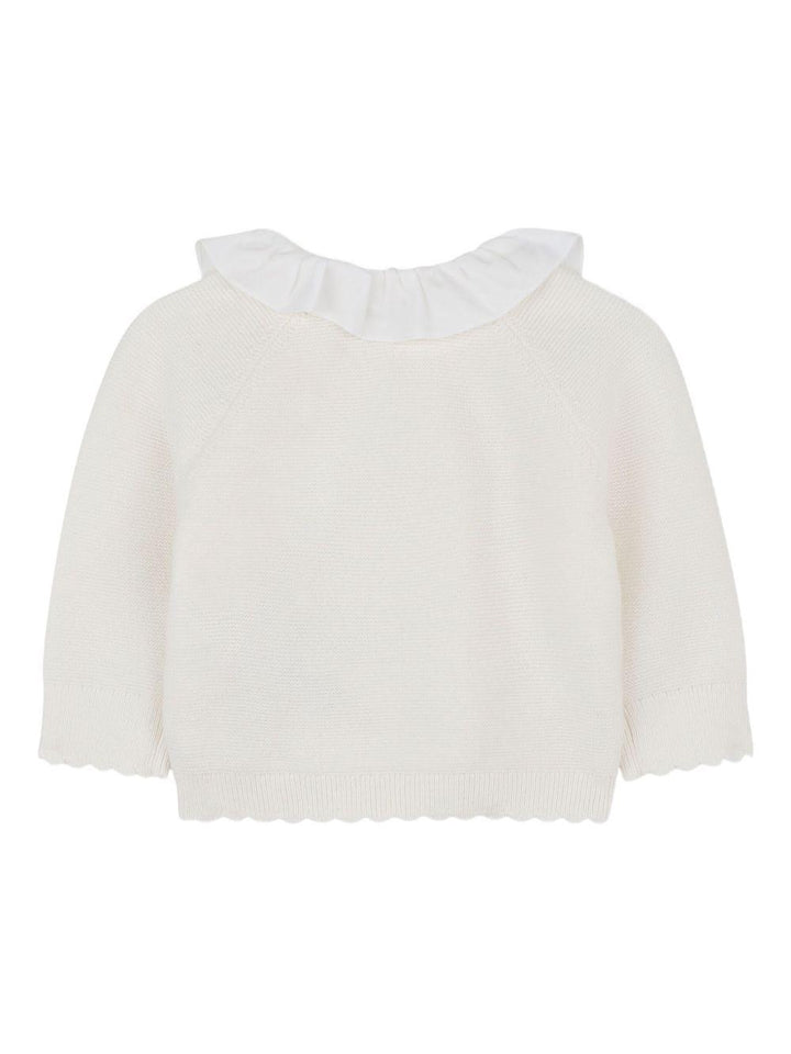 Completo bianco sporco per neonata C20778 117 Chloe 