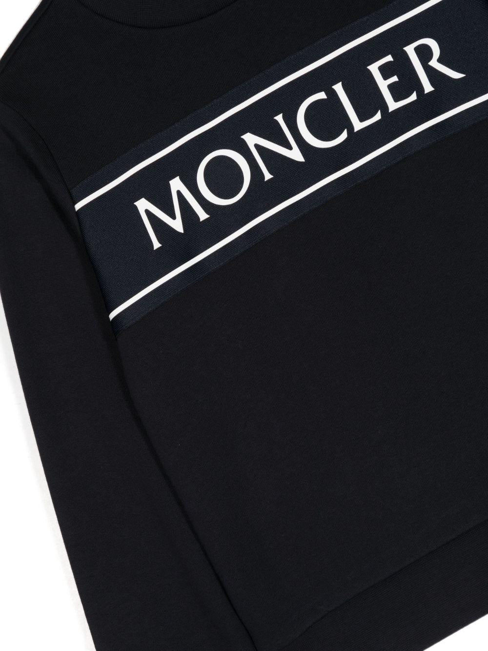 Blue sweatshirt for boys with logo