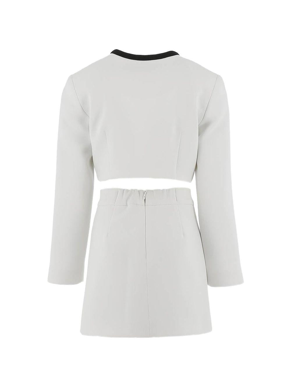 Completo bianco/nero per bambina EFCM0230GA022 0100 Elisabetta Franchi Kids 