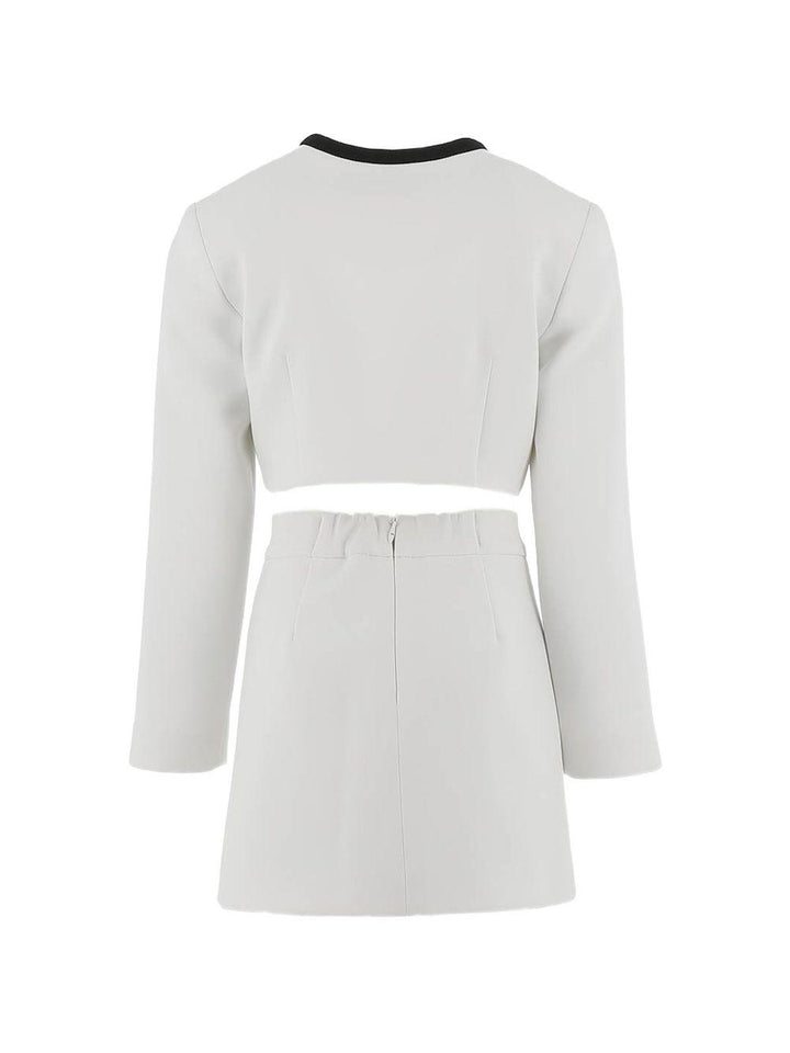 Completo bianco/nero per bambina EFCM0230GA022 0100 Elisabetta Franchi Kids 