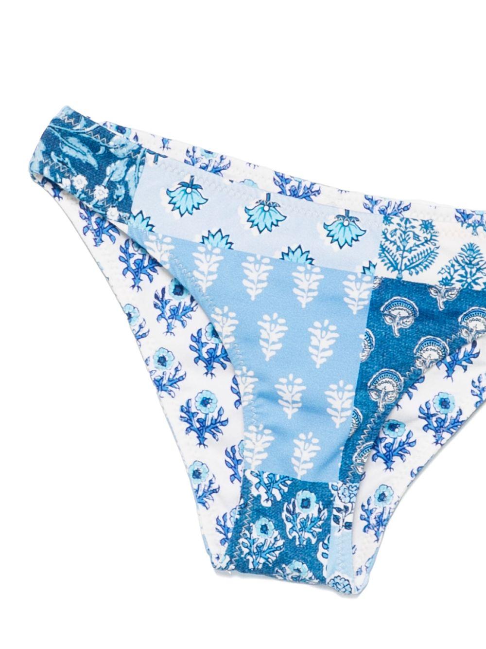 Costume bikini azzurra per bambina