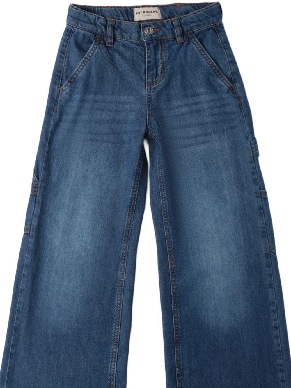 Jeans blu per bambina 16500 7014 Roy Rogers Kids 
