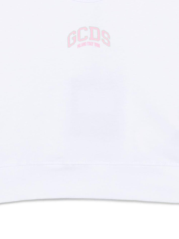 T-shirt bianca per bambina C1GJQG544J336 100P Gcds Kids 