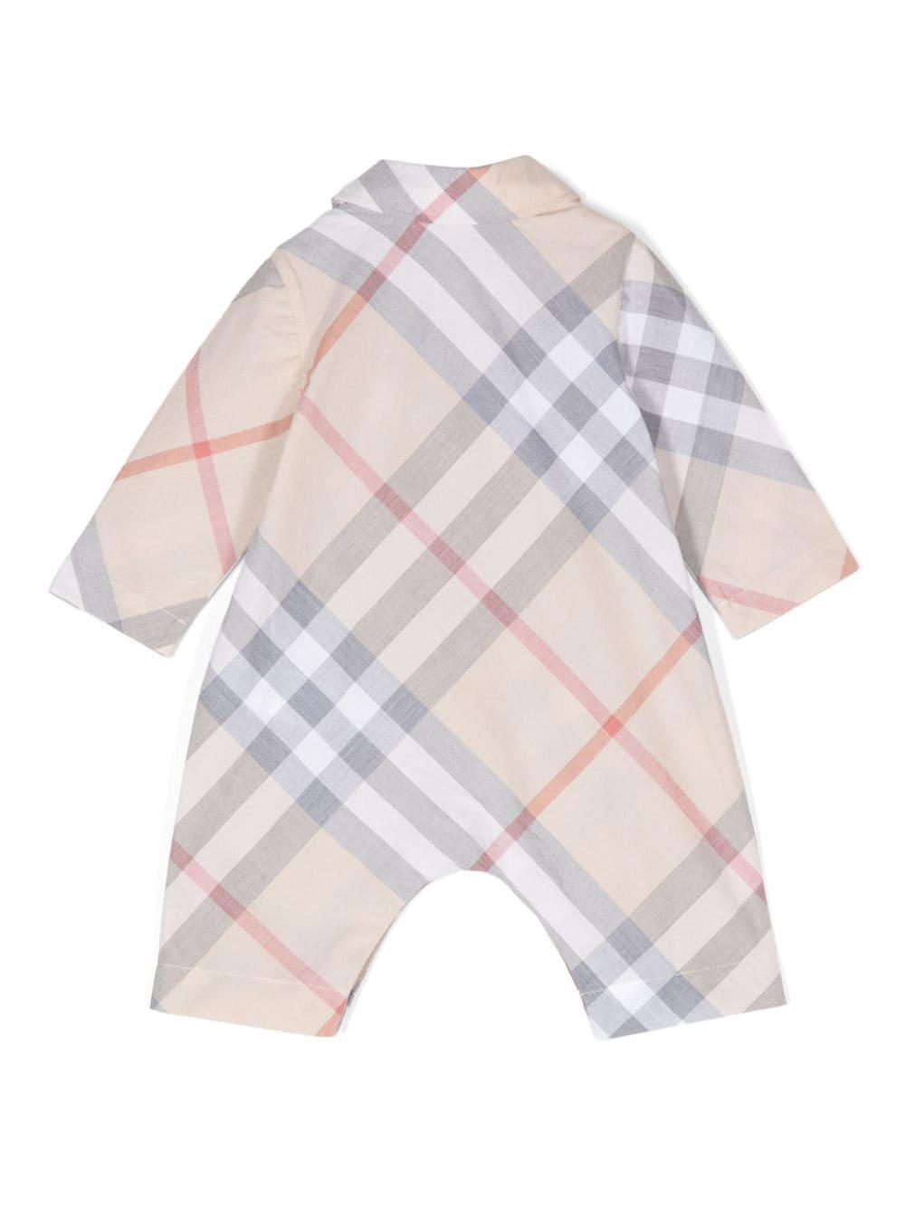 Tutina beige/multicolore per neonata 8092758 A2205 Burberry Kids 