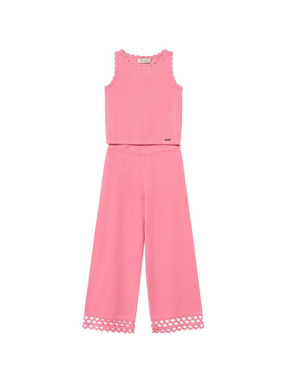 Completo rosa per bambina 261GB3071 07207 Twin Set 