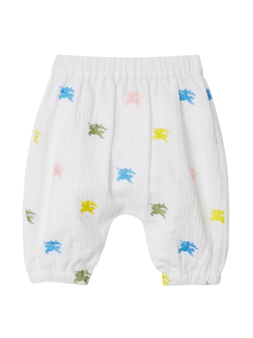 Completo bianco per neonato con logo 8078889 A5127 Burberry Kids 