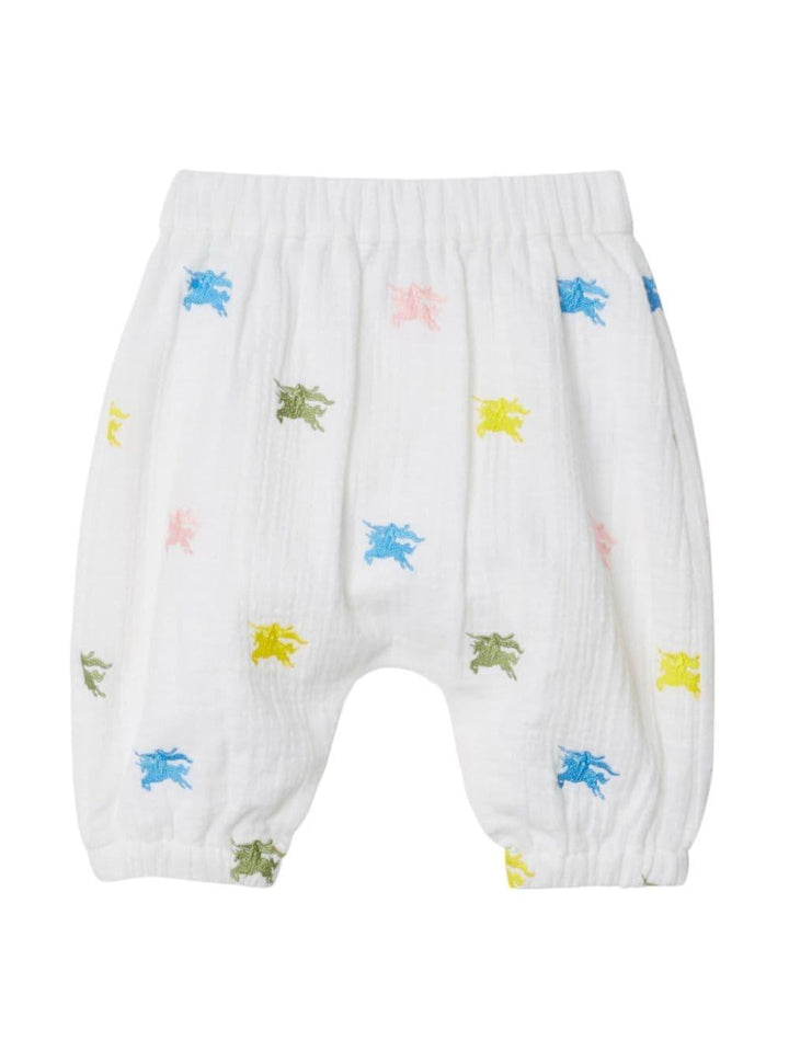 Completo bianco per neonato con logo 8078889 A5127 Burberry Kids 