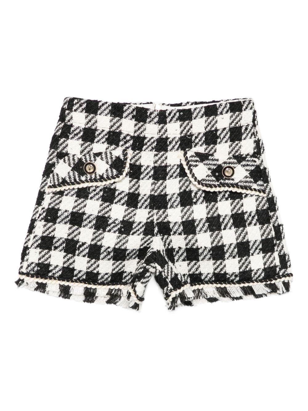 Bermuda nera/bianca per bambina 5716 008 Abel & Lula 