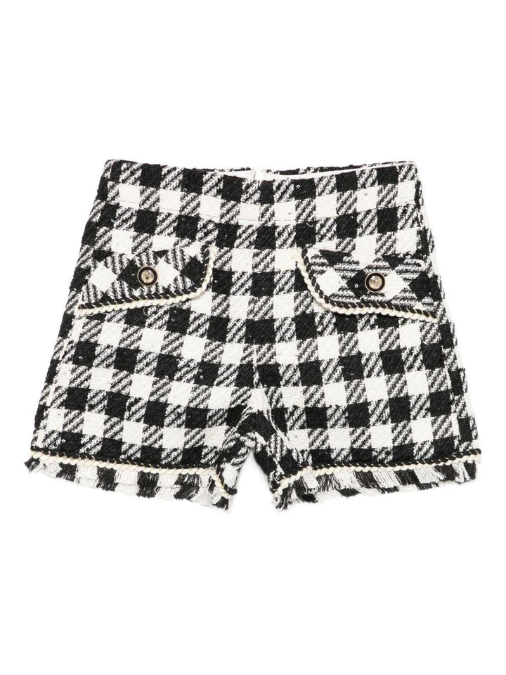 Bermuda nera/bianca per bambina 5716 008 Abel & Lula 