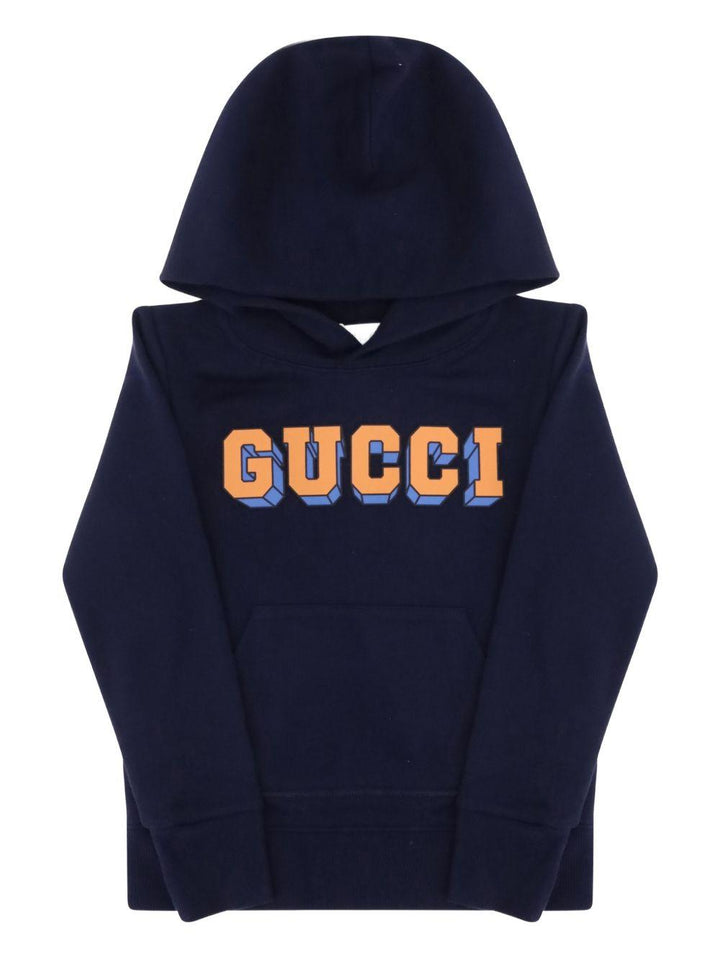 Felpa blu scuro per bambino 773379XJHB9 4392 Gucci Kids 