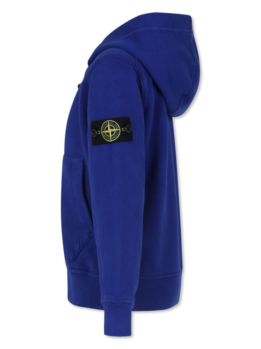 Baby blue cotton sweatshirt