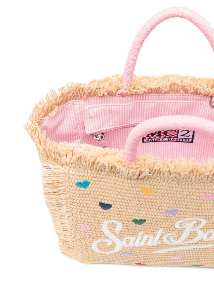 Borsa beige per bambina COL0017 00344L MC2 Saint Barth Kids 