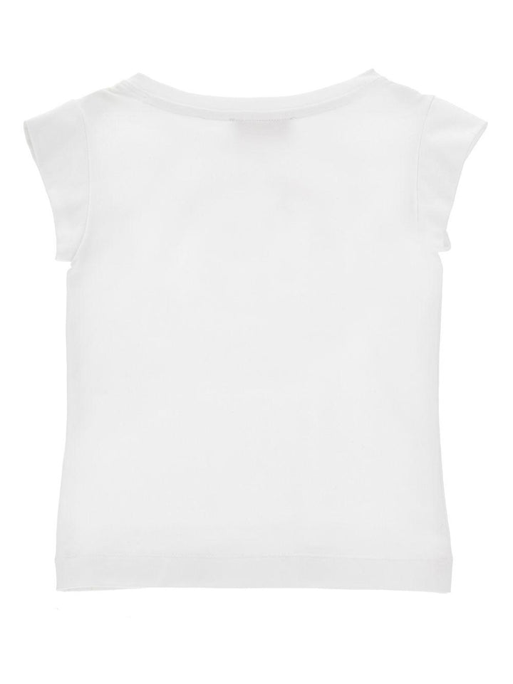 T-shirt bianco "Hello Kitty" per bambina 19G6177005 0099 Monnalisa Kids 