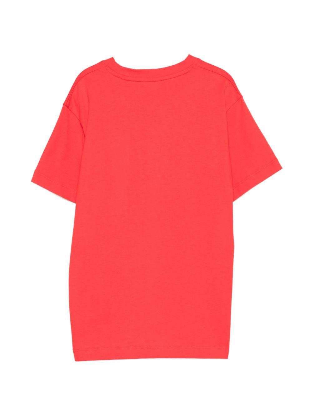 T-shirt rossa per bambino OBAA002S26JER001 6000 Off White Kids 