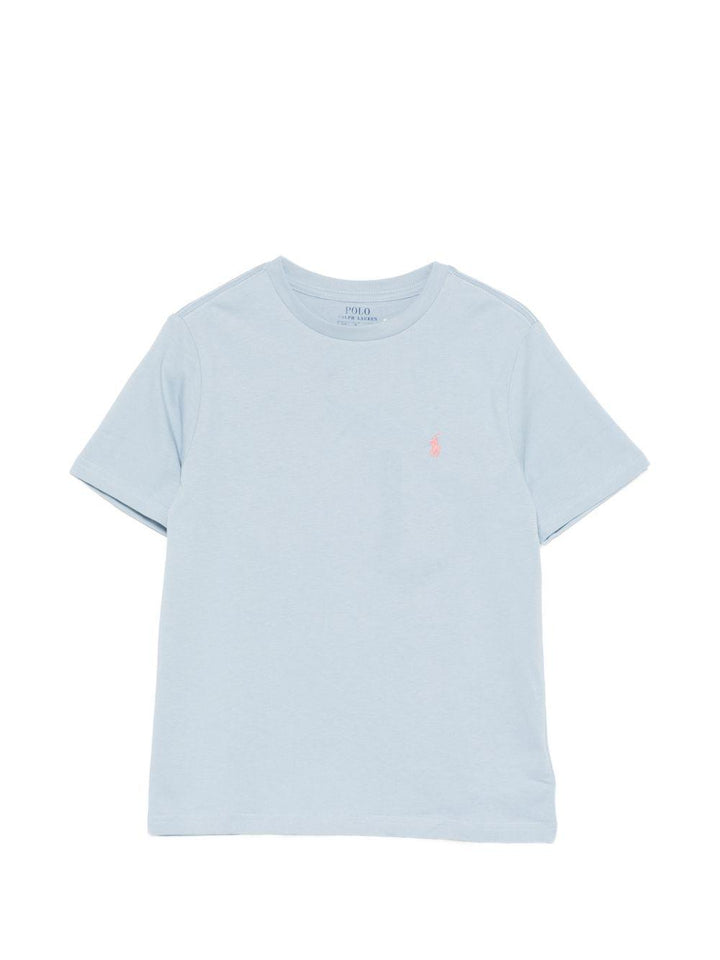 T-shirt celeste per bambino 323832904 509 Ralph Lauren Kids 
