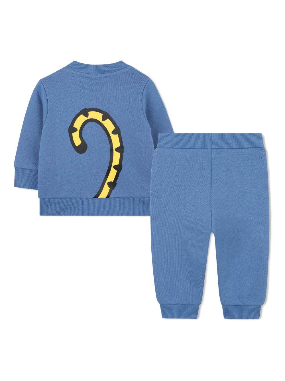 Completo sportivo blu celo per neonato K61502 780 Kenzo Kids 