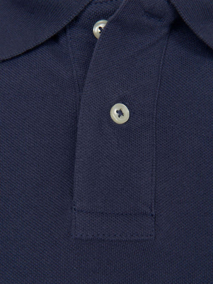 Polo blu per bambino con logo 323547926 004 Ralph Lauren Kids 