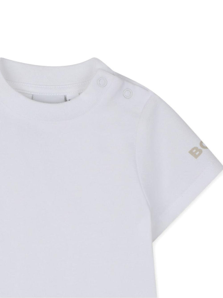 Completo bianco/beige per neonato J53038 249 Boss Kids 