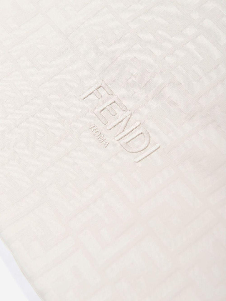 Coperta beige sabbia per neonato BUJ296AS64 F19J5 Fendi Kids 