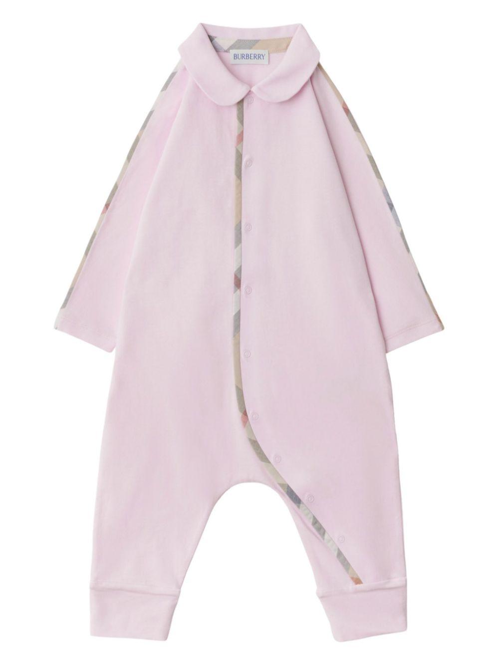 Tutina rosa per neonata 8104525 C1909 Burberry Kids 
