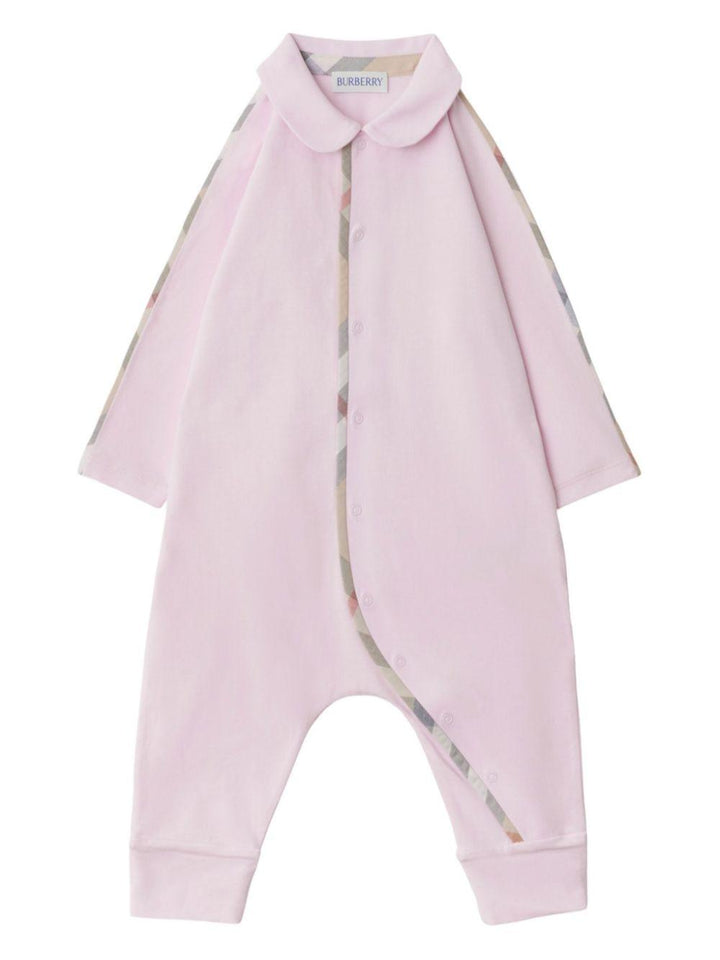 Tutina rosa per neonata 8104525 C1909 Burberry Kids 