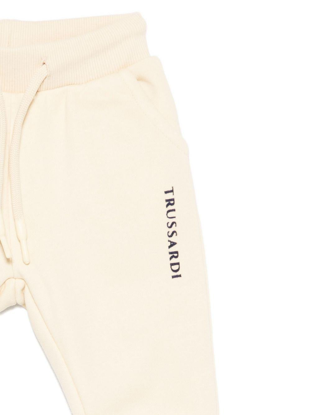 Completo beige chiaro per neonato TIA25015CF BRO Trussardi Kids 