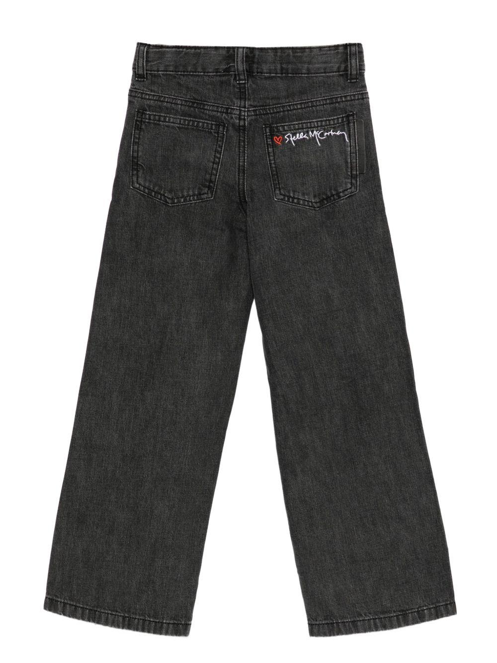 Jeans neri per bambina TX6D40Z0746 961 Stella McCartney Kids 