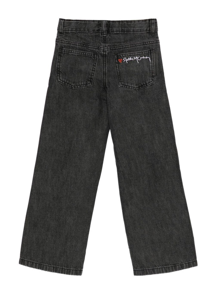 Jeans neri per bambina TX6D40Z0746 961 Stella McCartney Kids 