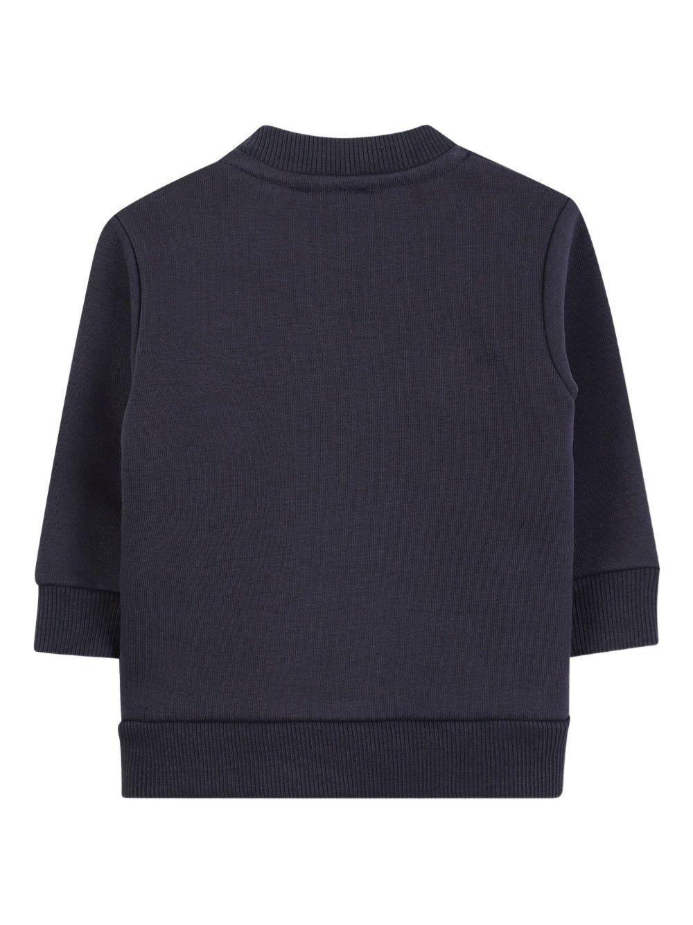 Felpa blu navy per neonato H30884 853 Givenchy Kids 