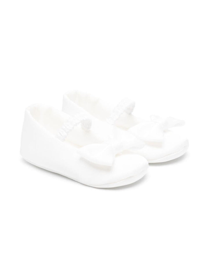 White sandals for baby girl