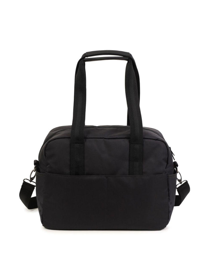Borsa mamma nera con logo