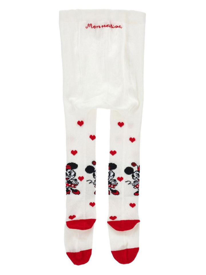 Calze bianche per bambina 39F0066076 0143 Monnalisa Kids 