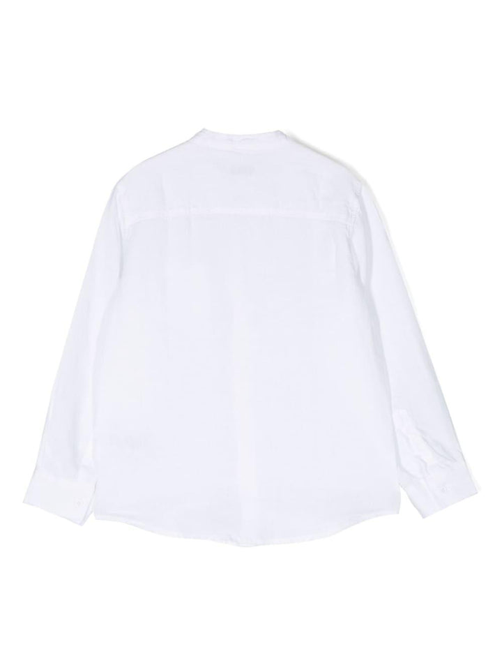 Camicia bianca per bambino P23CL016L6039 010 Il Gufo 