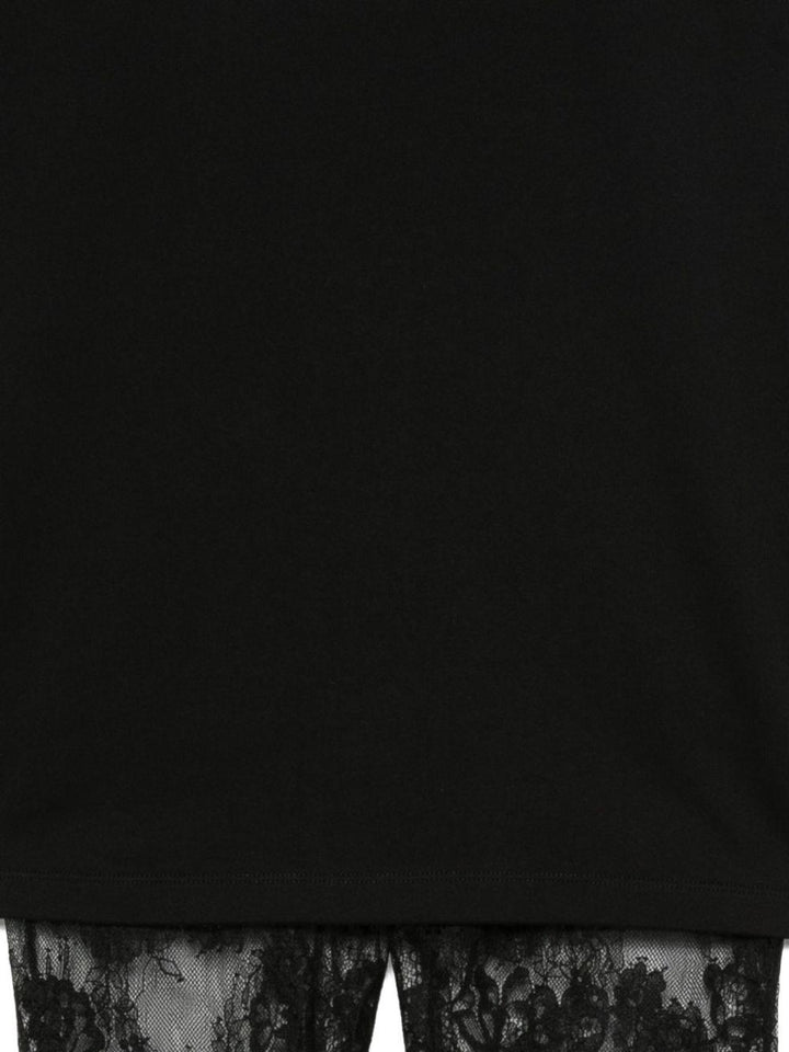 Completo nero per bambina KFCM003CTV102 N000 Pinko Kids 