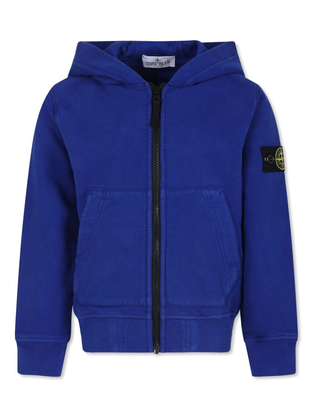Baby blue cotton sweatshirt