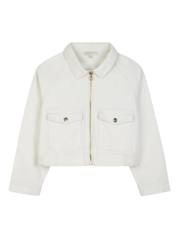 Giacca bianca per bambina R30584 190 Michael Kors Kids 