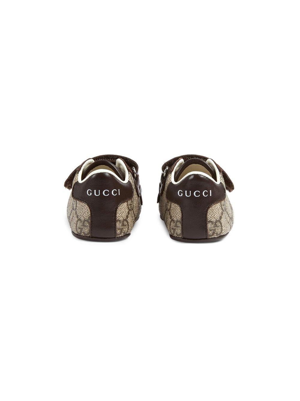 Sneakers marrone per neonato 772387FACX3 9752 Gucci Kids 
