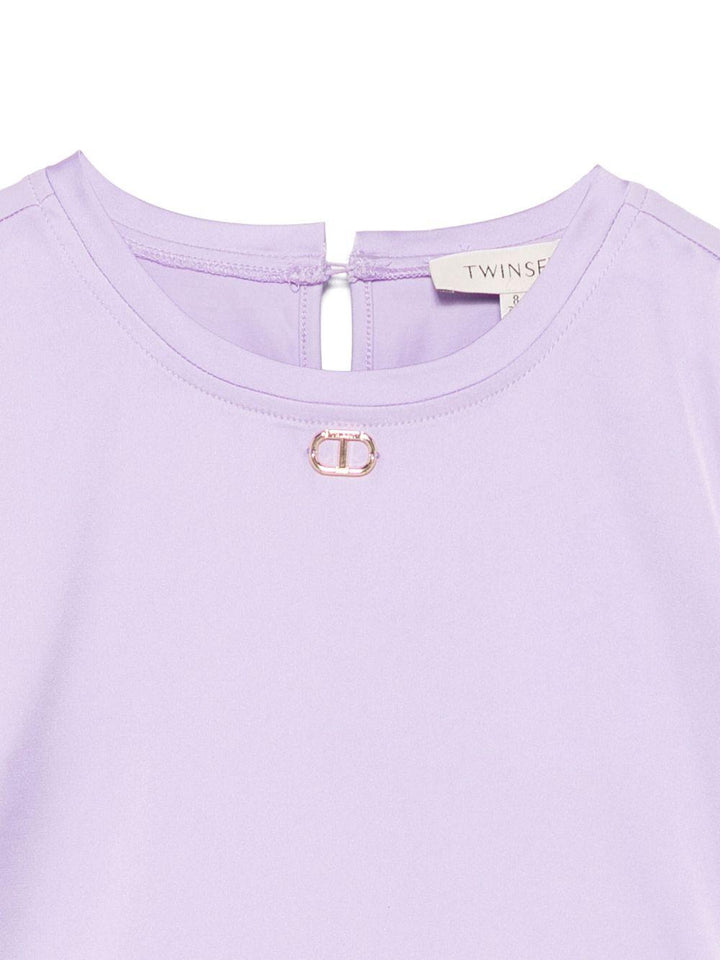 T-shirt viola lilla per bambina
