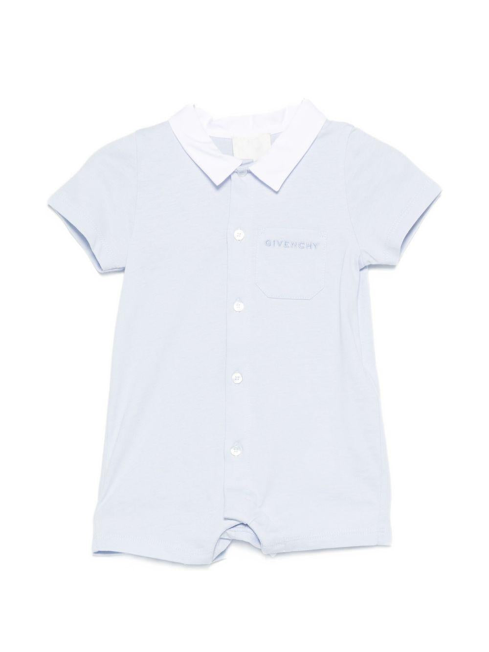Tutina blu chiaro per neonato H31253 771 Givenchy Kids 