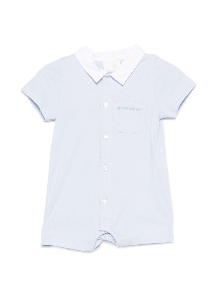 Tutina blu chiaro per neonato H31253 771 Givenchy Kids 