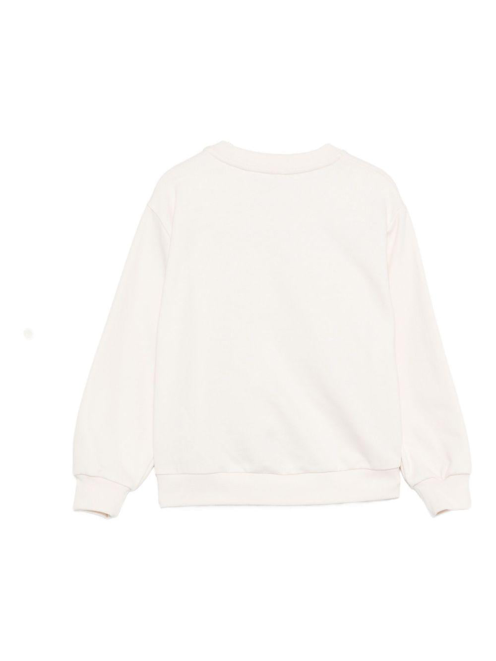 Felpa bianca per bambina EGFE0560FF002 0067 Elisabetta Franchi Kids 