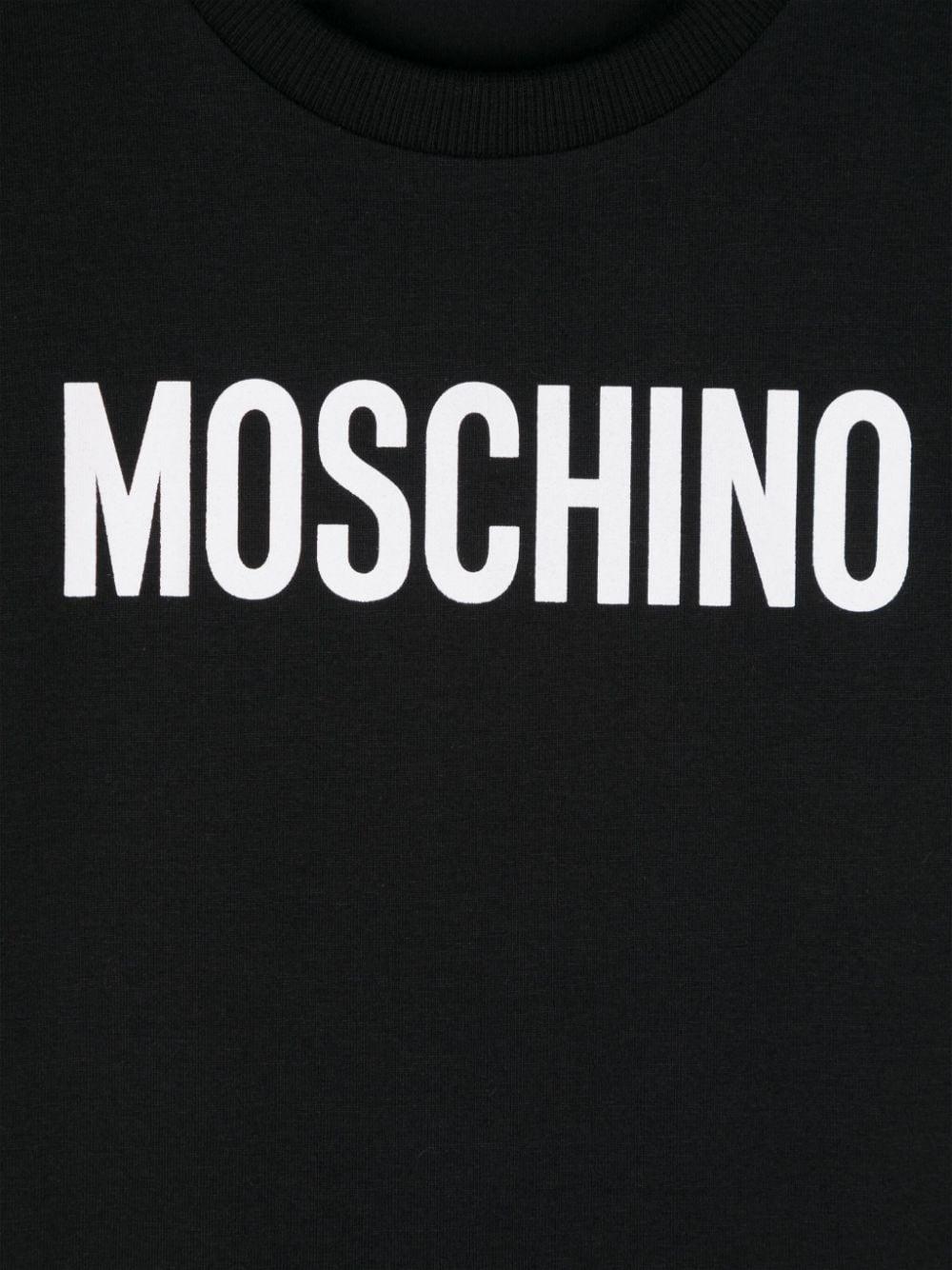 T-shirt per bambino in cotone nera