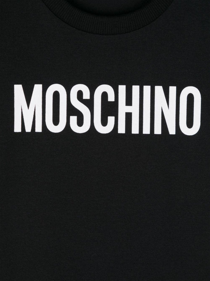 T-shirt per bambino in cotone nera