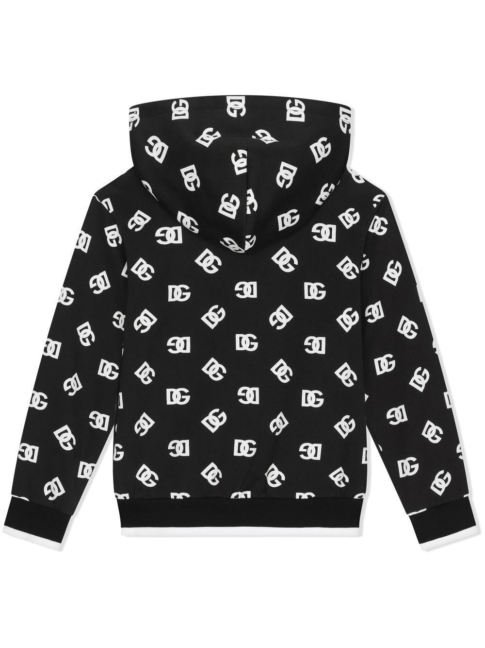 Felpa nero pece per bambino L4JWGZHS7JG HNVAA Dolce & Gabbana Kids 